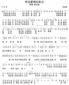 听说爱情回来过：一首歌里的遗憾与重逢